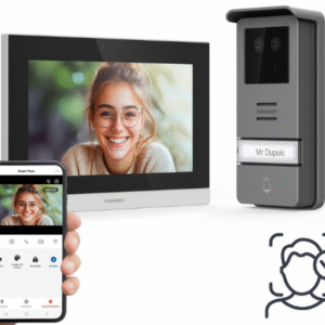 Visiophone filaire connecté à reconnaissance faciale Thomson Smart Face